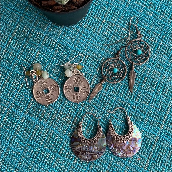 Jewelry - silver / Turquoise Earrings Bundle